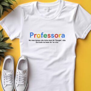 Camiseta branca  personalizada